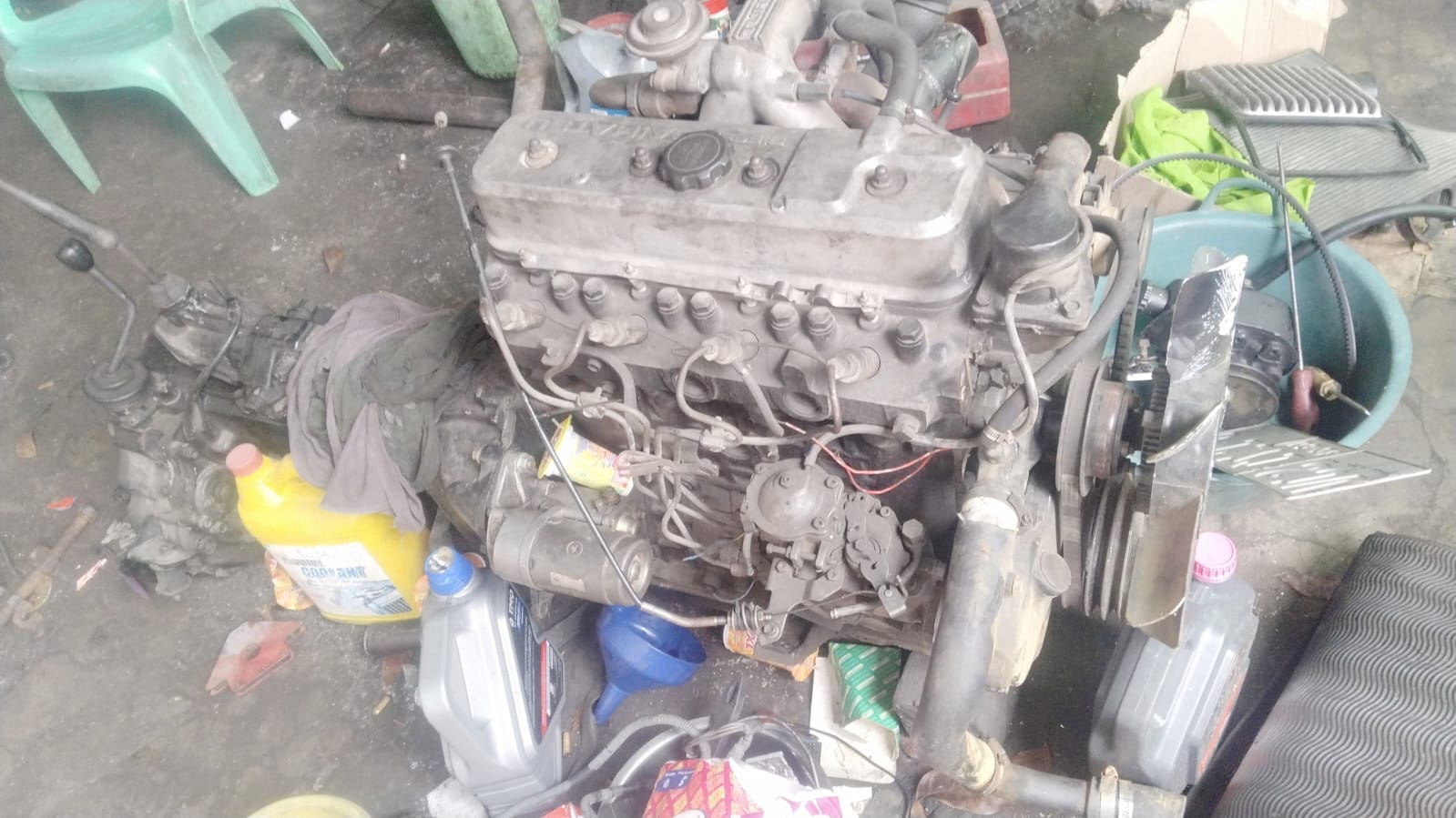 Mesin tapt rugert turbo set sama tranmisi komplet